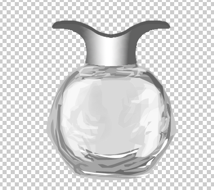 灵活运用Photoshop钢笔工具等绘制一个香水瓶子