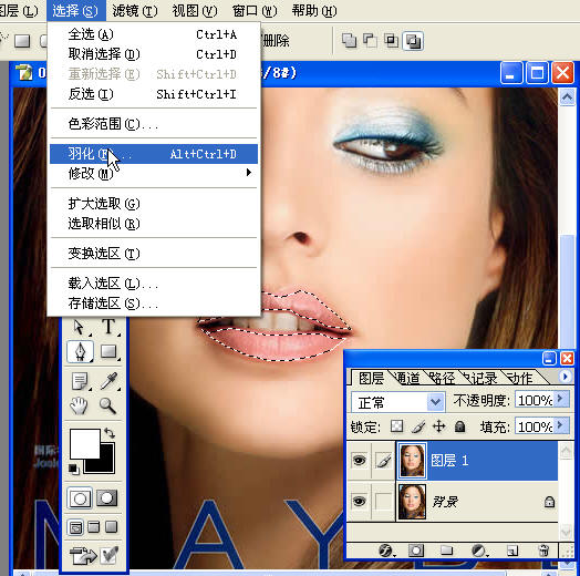 PS钢笔工具路径选区步骤图
