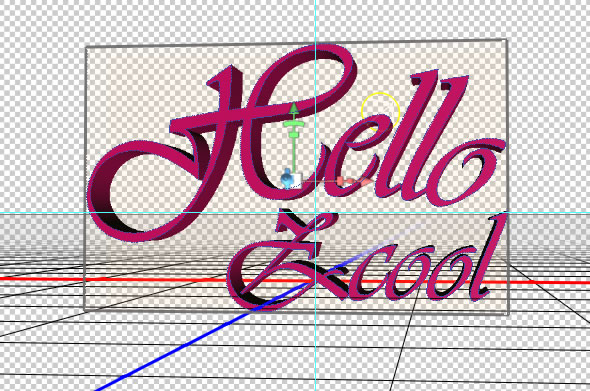 Photoshop CC 制作滴溅效果３Ｄ艺术字步骤解析