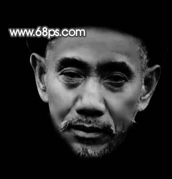 PS老照片修复教程：磨皮调色还原黑白旧照片